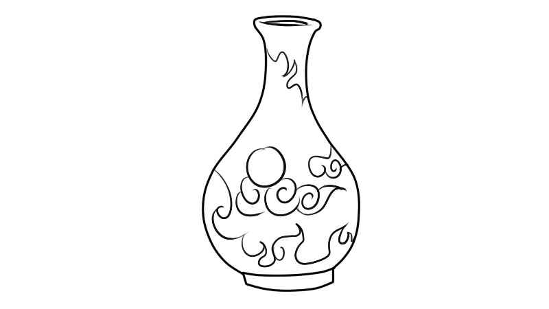 花瓶简笔画(花瓶的底座部分是什么)