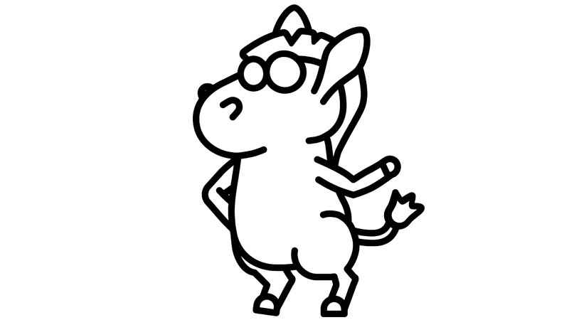 斑马简笔画(斑马的上半身是什么意思)