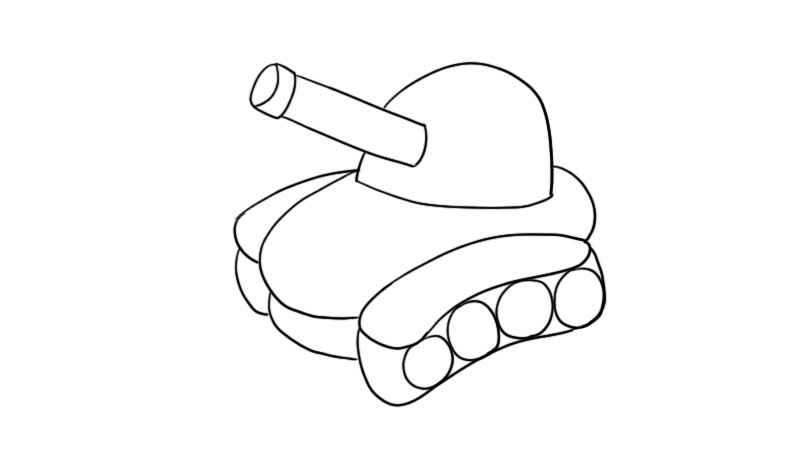 装甲车简笔画的教程(画装甲车的长炮有哪些)