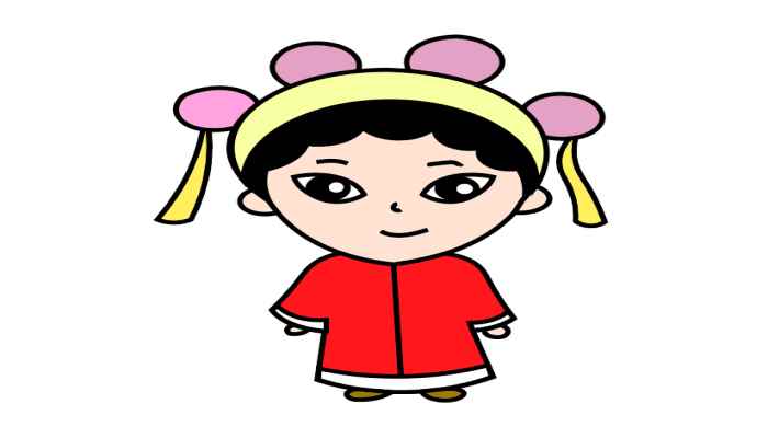 花旦图片手绘简笔画(如何画花旦的脸和头发)