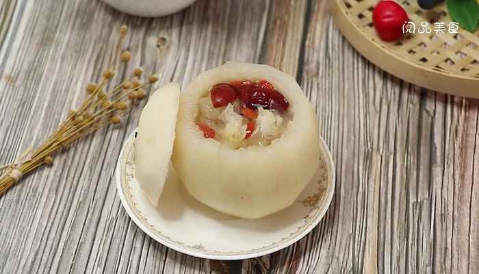 贝母蒸梨的做法与功效(红枣切片怎么做好吃)