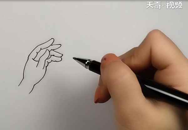 手简笔画(手腕上的肉黄色是什么意思)