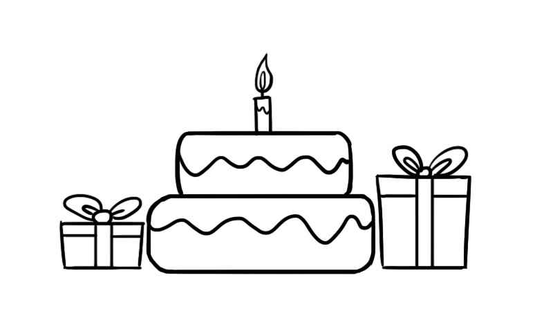 生日贺卡简笔画(生日贺卡简笔画可爱小图案)