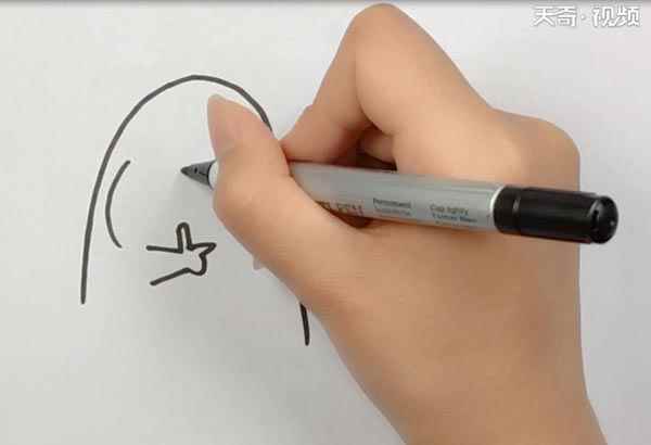 发射爱心简笔画(发射爱心简笔画小人)