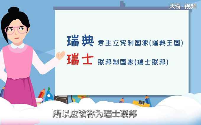 瑞典和瑞士有什么区别