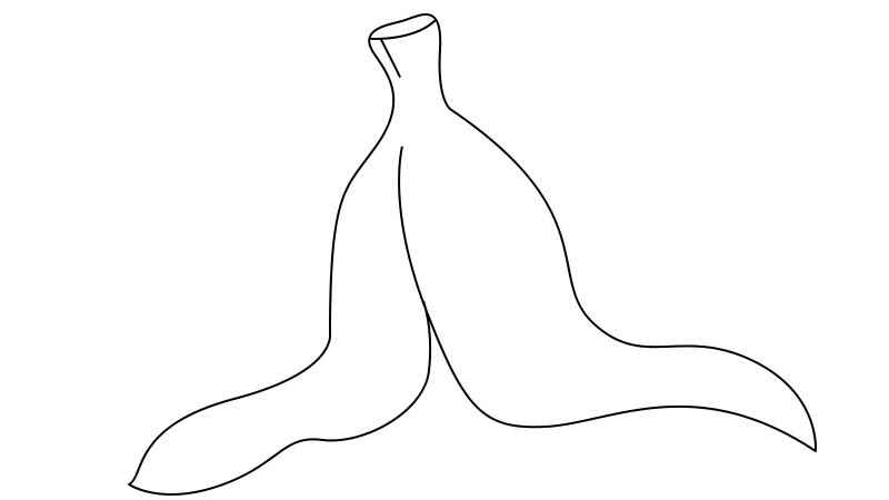 香蕉皮简笔画(香蕉皮画出来的原因是什么)