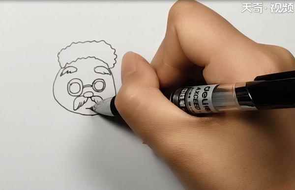 慢羊羊简笔画(羊毛的做法)