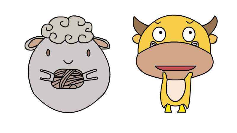 牛羊简笔画如何画 牛羊简笔画怎么画