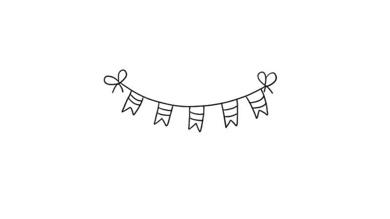 装饰花边图案简笔画