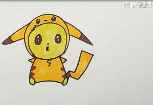 神奇宝贝简笔画(圆圈腮红怎么画才好看)