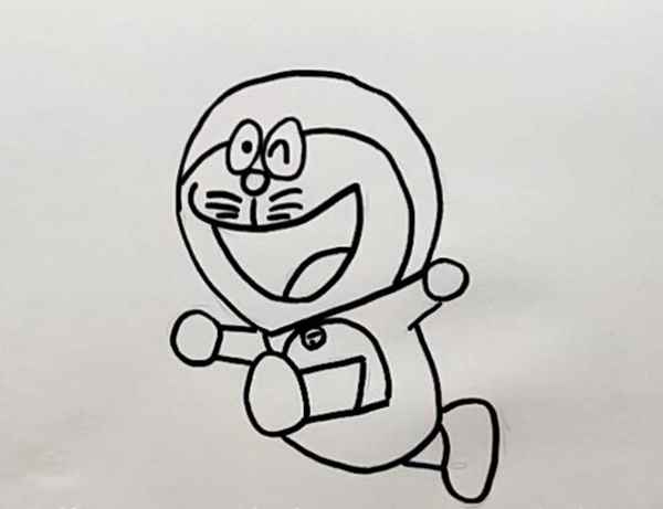 哆啦a梦简笔画(哆啦a梦简笔画简单又可爱)