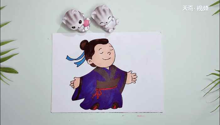 ​古装人物简笔画(古装人物的头发怎么画)