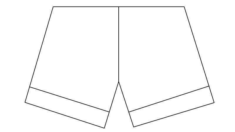短裤简笔画(画出短裤的轮廓是什么)
