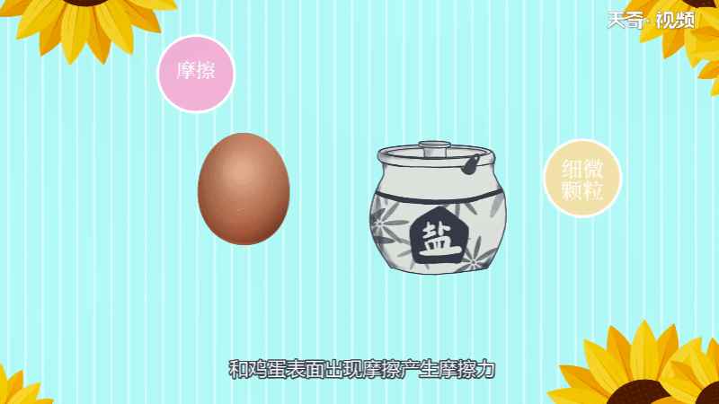 为什么鸡蛋在盐上就可以立起来(鸡蛋是表面光滑圆润的家用食材)