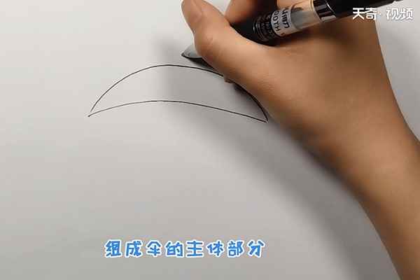 伞简笔画(伞简笔画简单又漂亮)