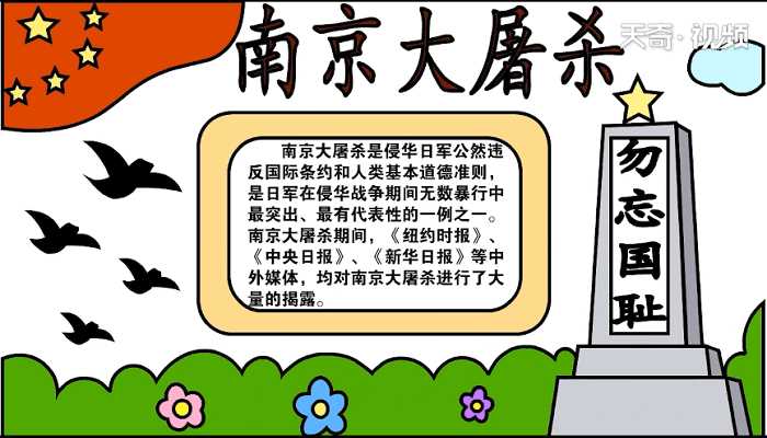 南京大屠杀画报_南京大屠杀手抄报(南京大屠杀手抄报)