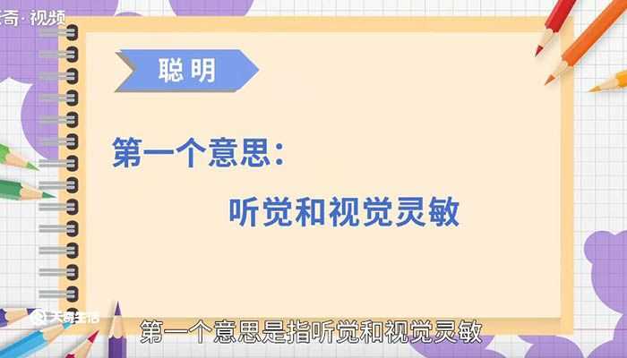 聪明什么意思?聪明的意思(聪明)