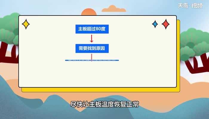 主板温度过高怎么处理?主板温度过高怎么办?(主板温度过高)