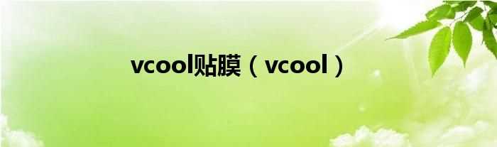 vcool_vcool贴膜(vcool)