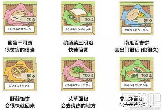 旅行青蛙界面中文翻译