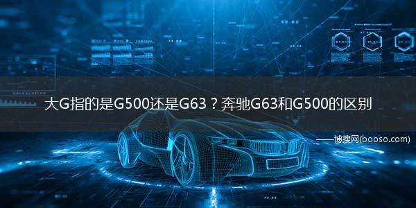 大G指的是G500还是G63奔驰G63和G500的区别(奔驰G63和G500有什么区别官方0)