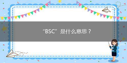 “BSC”是什么意思？