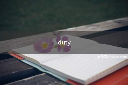 duty（dutyfree免税意思）